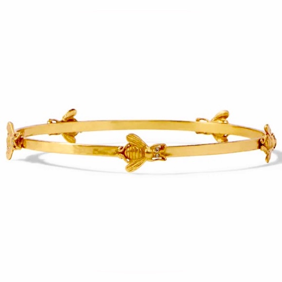 Julie Vos Jewelry - Julie Vos Bee Bangle 24K Gold Plated NWOT Medium